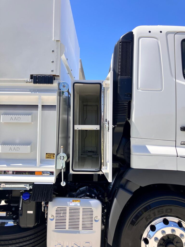 Behind the Cab tool box installation