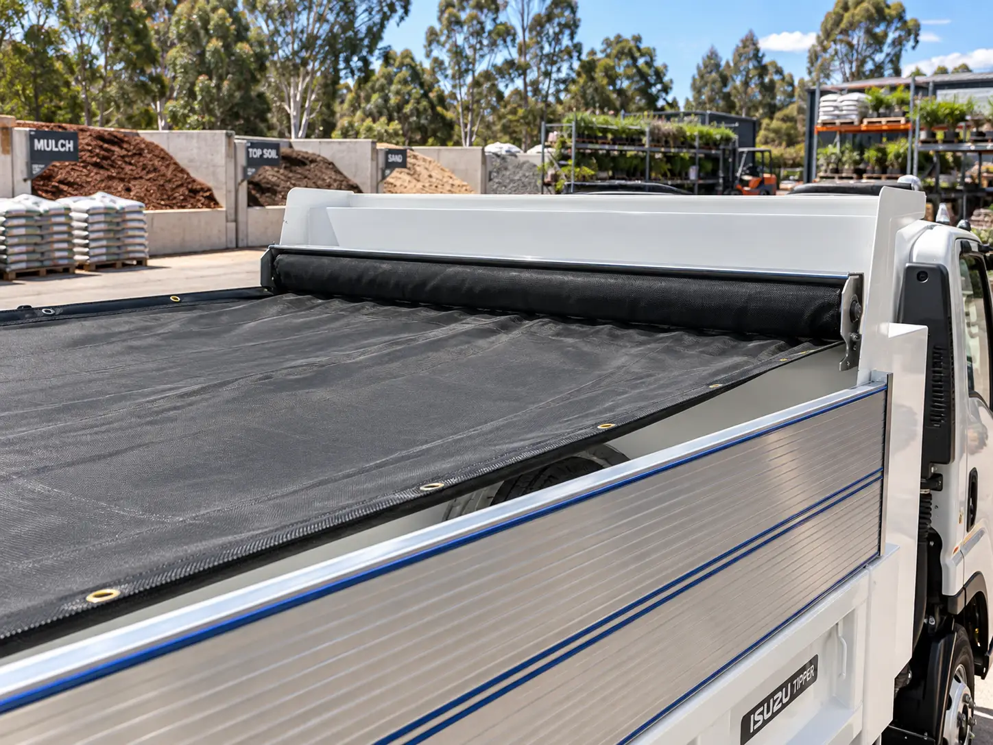 Pull Out Mesh Tarp